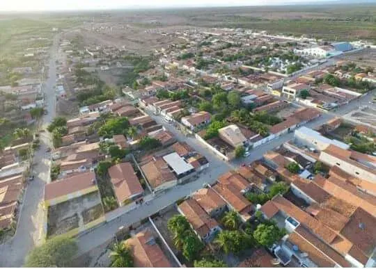 Vista da cidade de Granito, Pernambuco