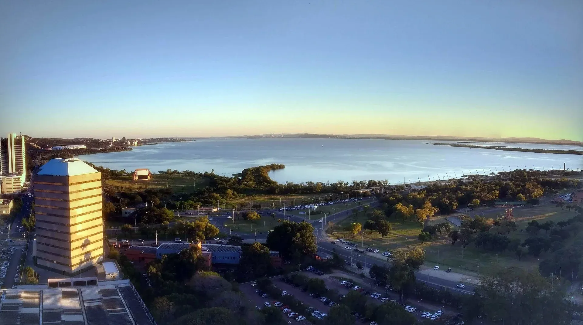 Vista da cidade de Guaíba, Rio Grande do Sul