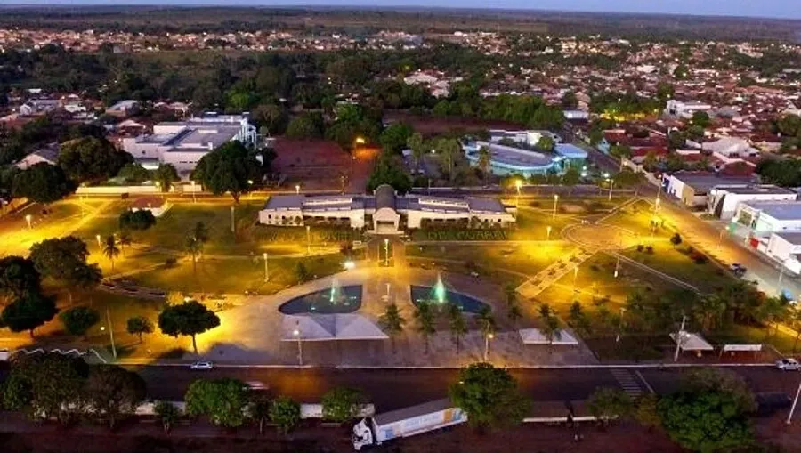 Vista da cidade de Guaraí, Tocantins