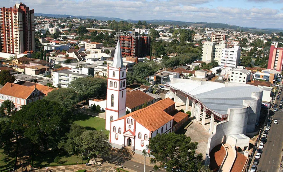 Vista da cidade de Guarapuava, Paraná