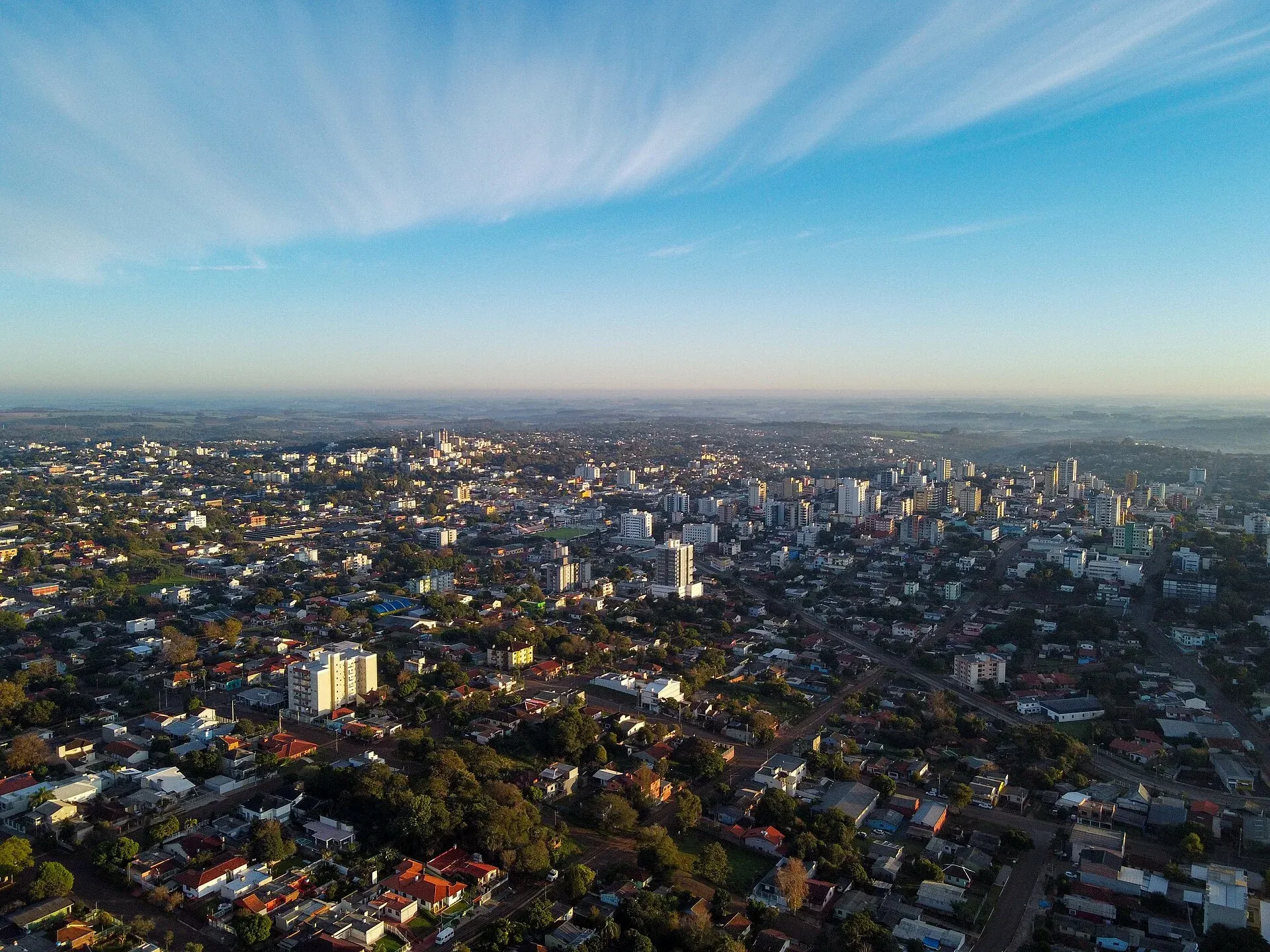 Vista da cidade de Ijuí, Rio Grande do Sul