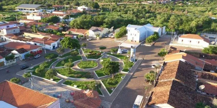 Vista da cidade de Itainópolis, Piauí