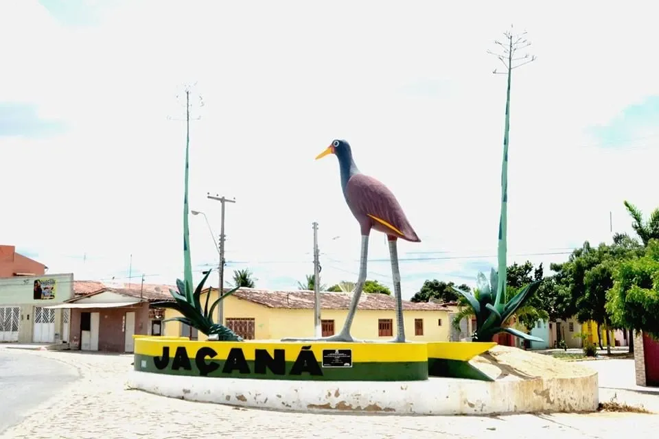 Vista da cidade de Jaçanã, Rio Grande do Norte