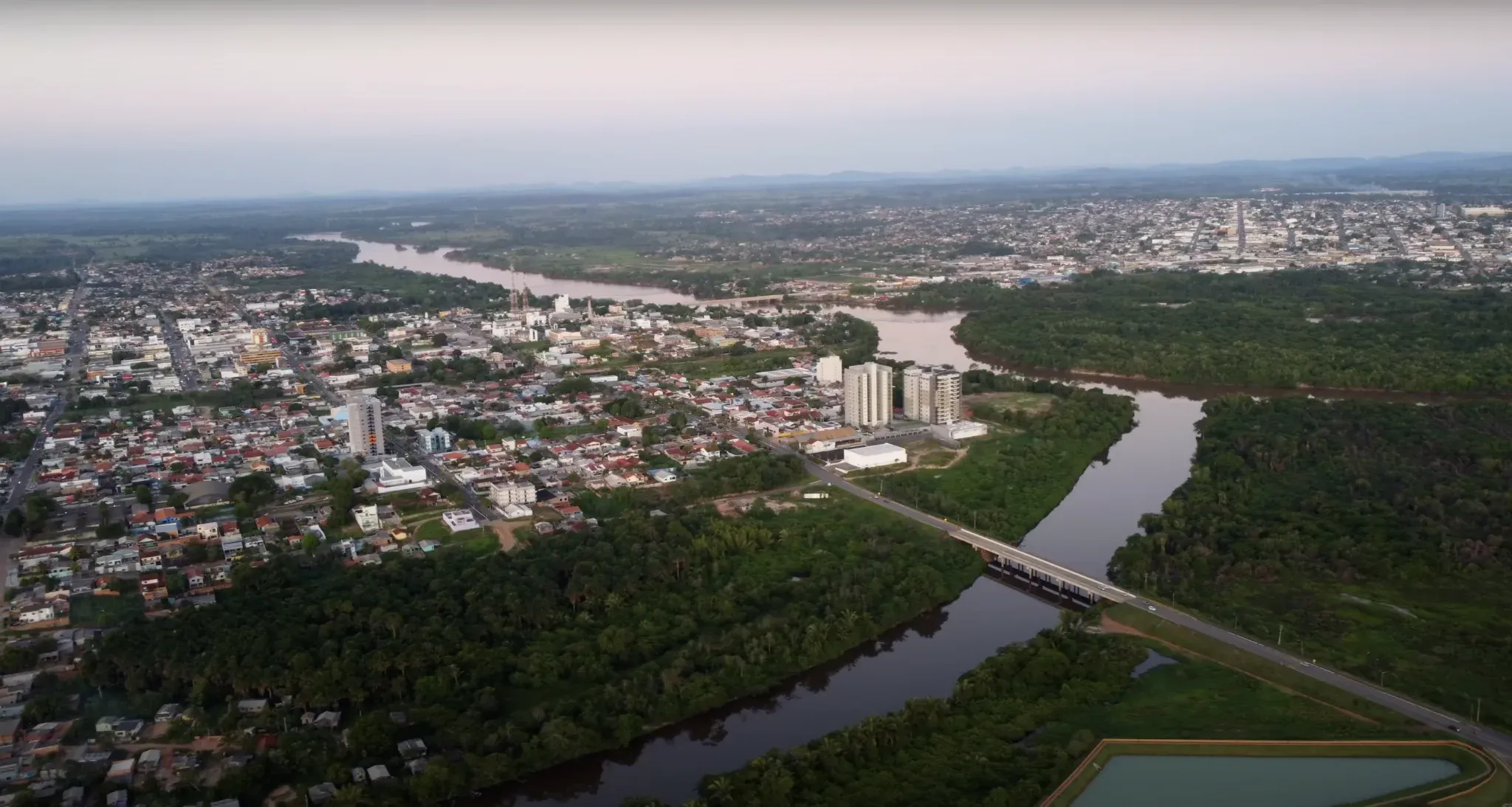 Vista da cidade de Ji-Paraná, Rondônia