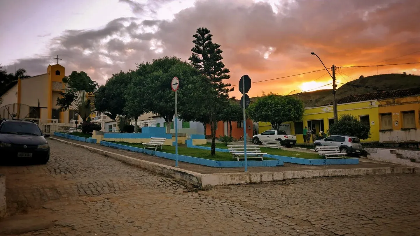 Vista da cidade de Jucuruçu, Bahia