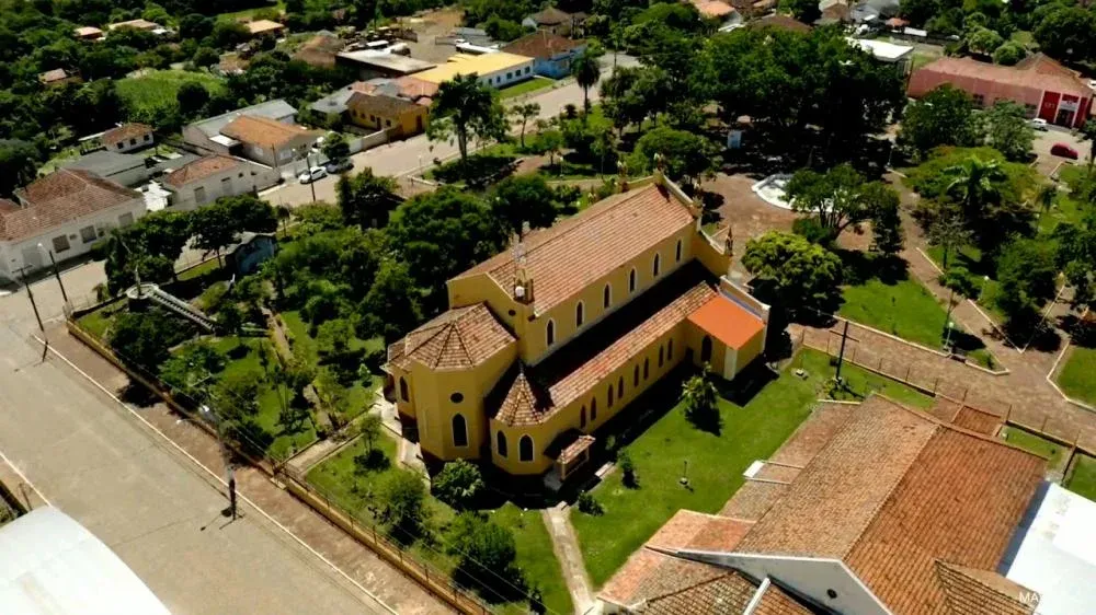 Vista da cidade de Jundiaí do Sul, Paraná