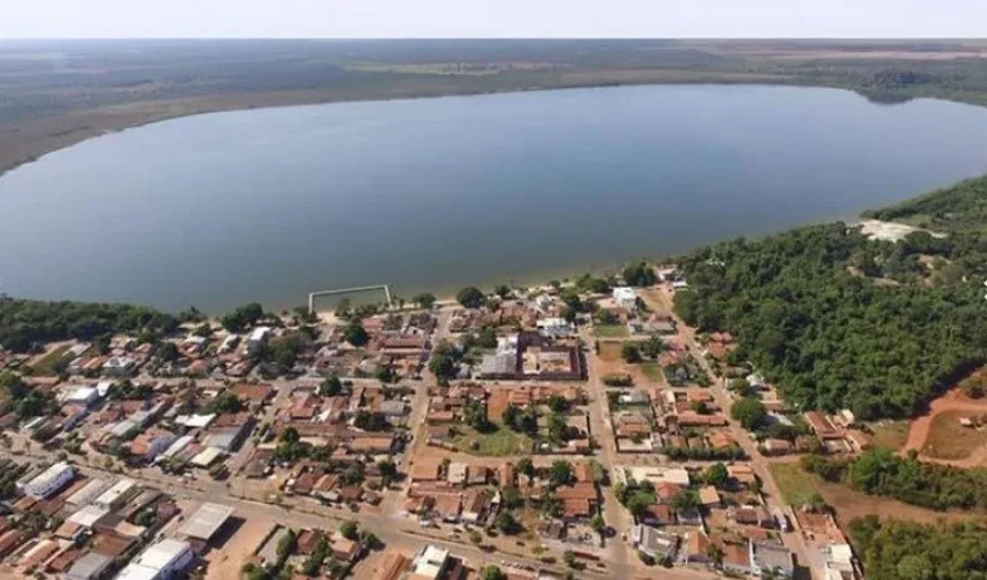 Vista da cidade de Lagoa da Confusão, Tocantins