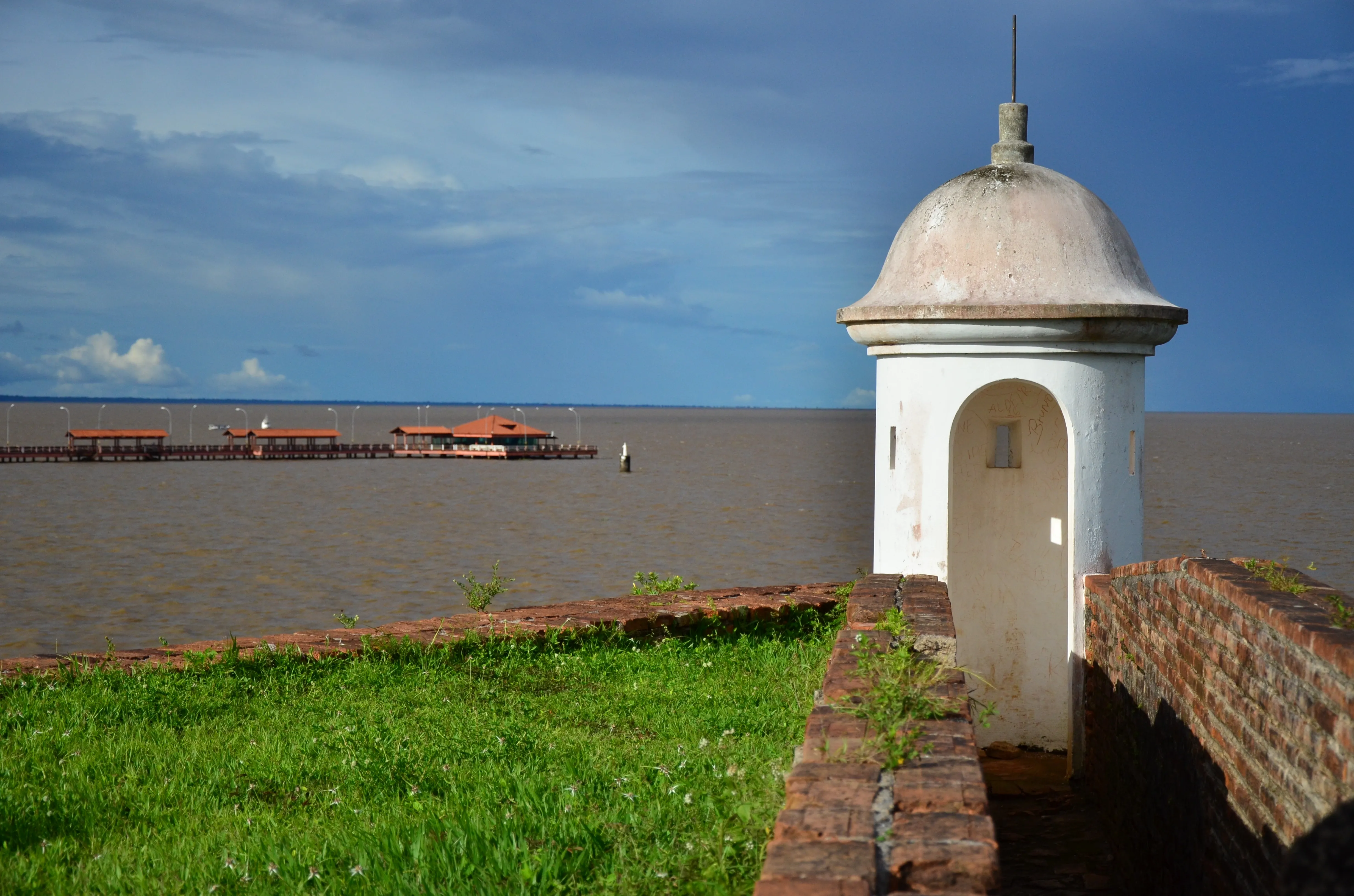 Vista da cidade de Macapá, Amapá