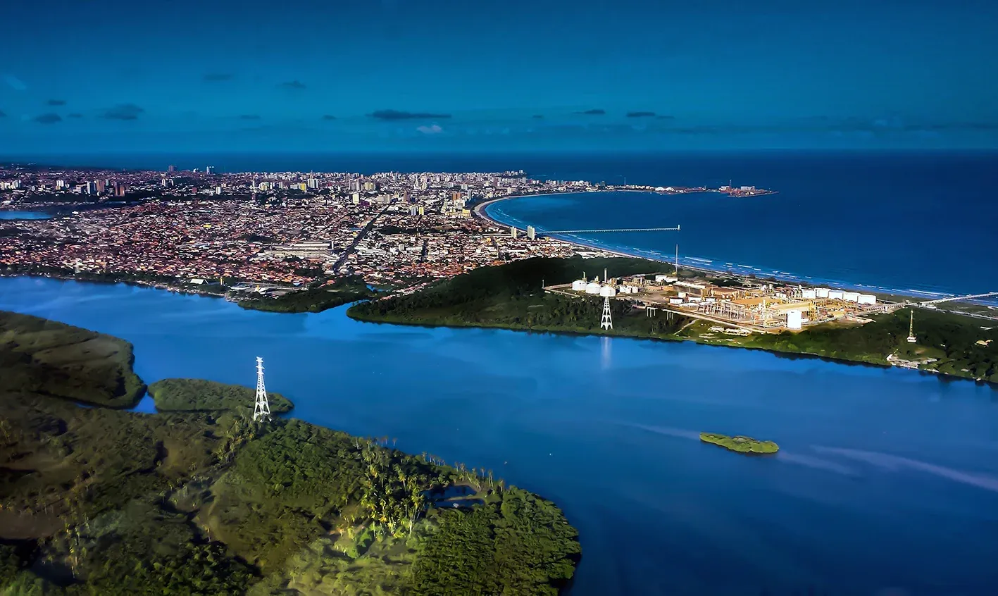 Vista da cidade de Maceió, Alagoas