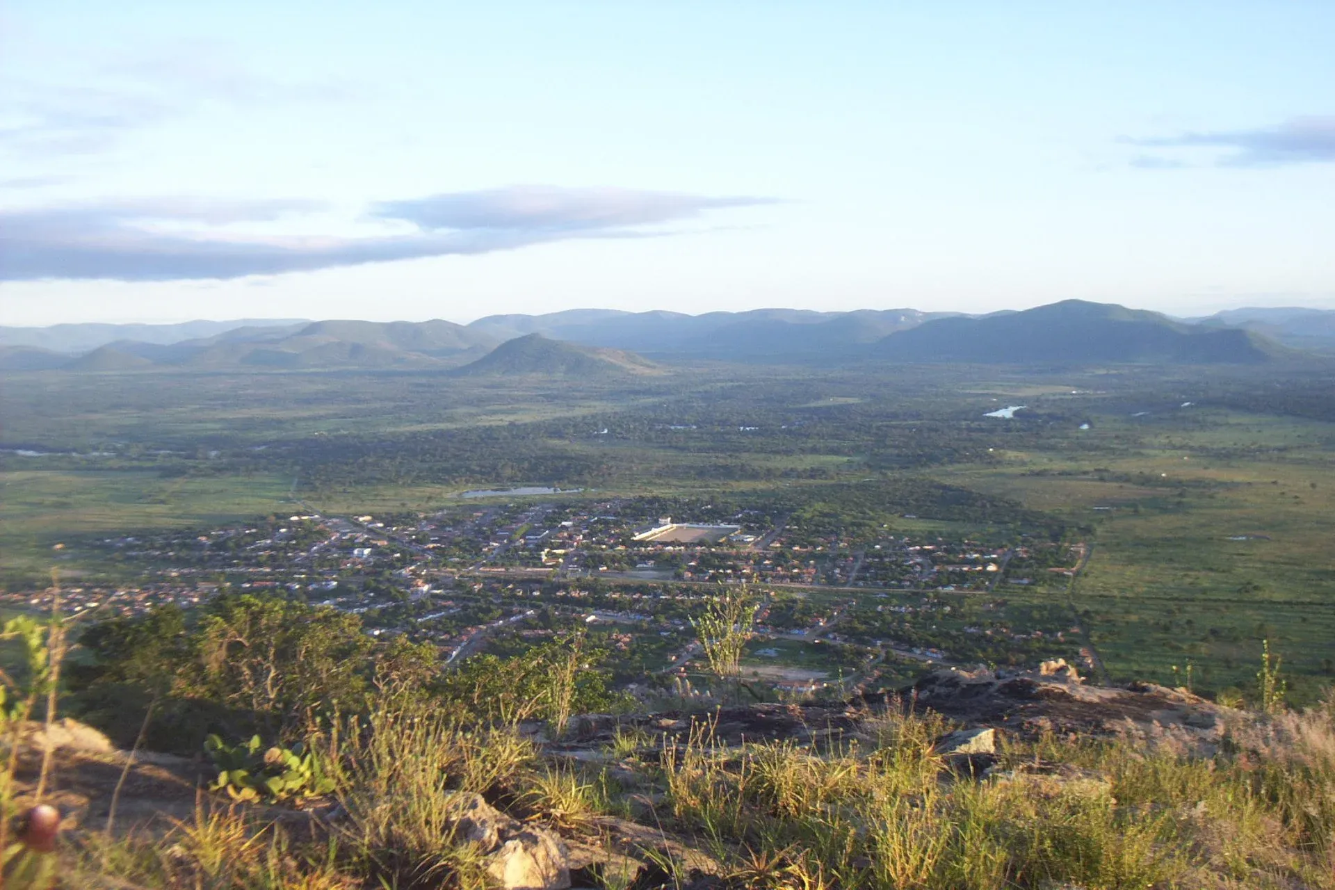 Vista da cidade de Marcionílio Souza, Bahia