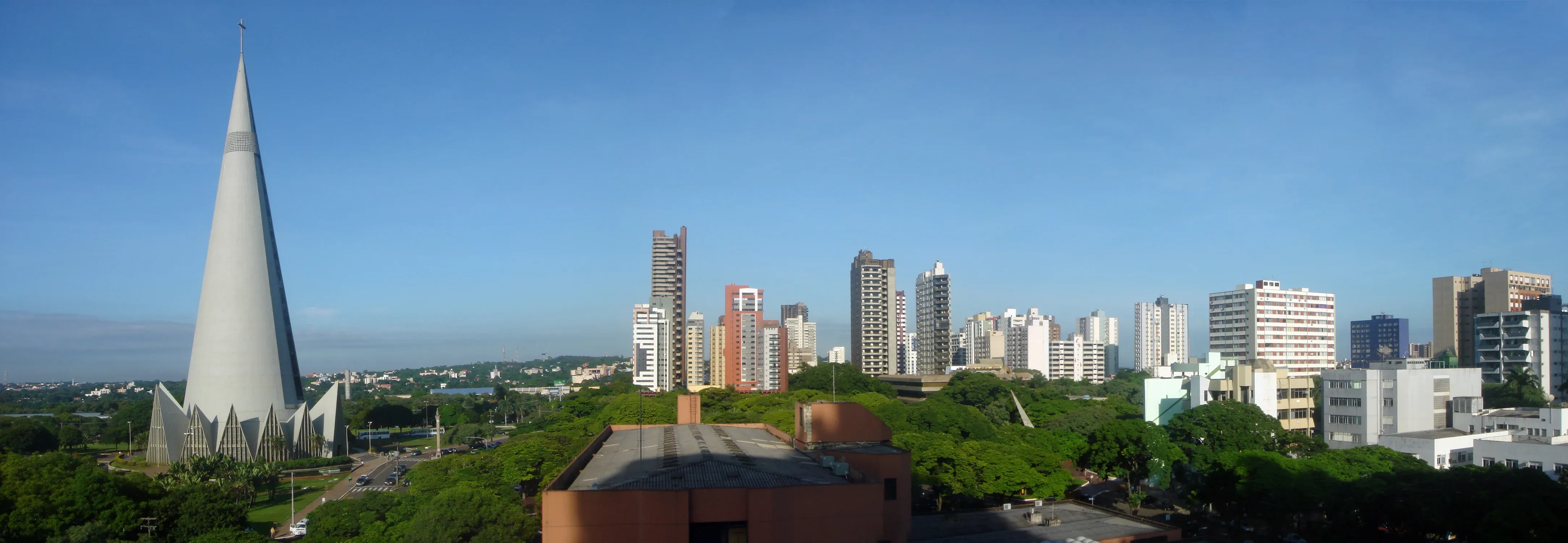 Vista da cidade de Maringá, Paraná