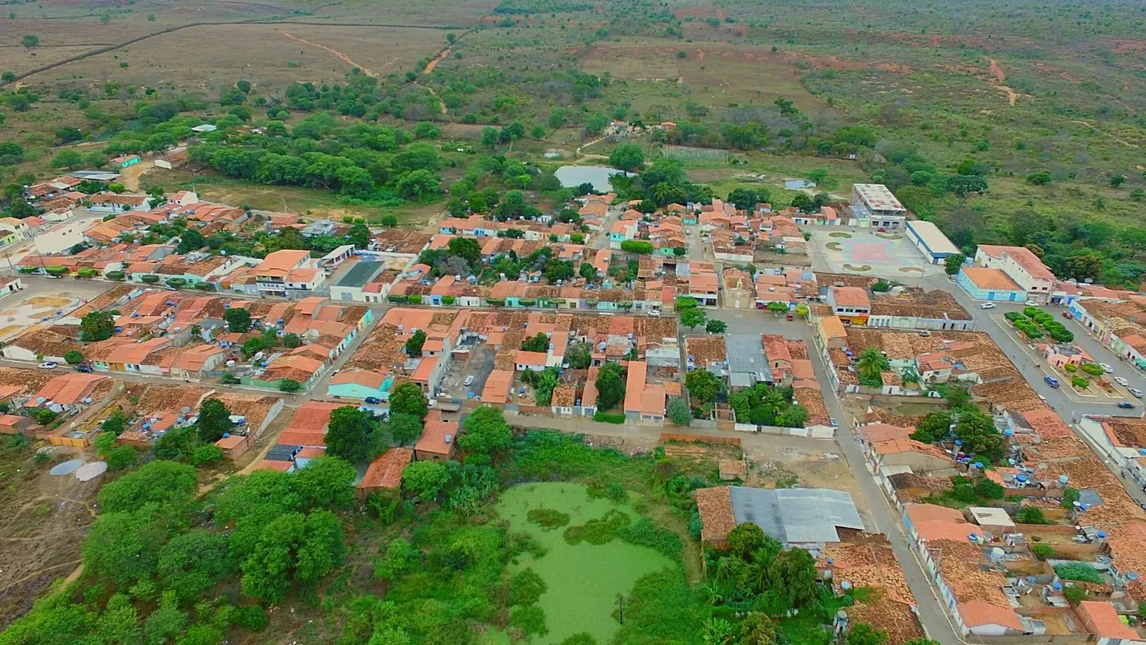 Vista da cidade de Nova Redenção, Bahia