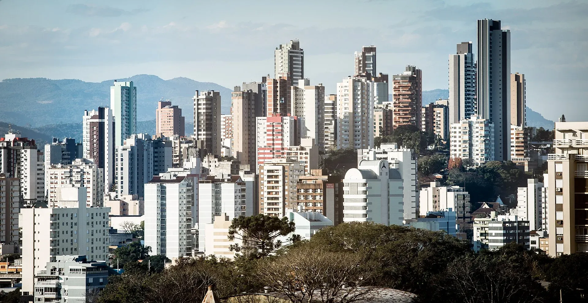 Vista da cidade de Novo Hamburgo, Rio Grande do Sul