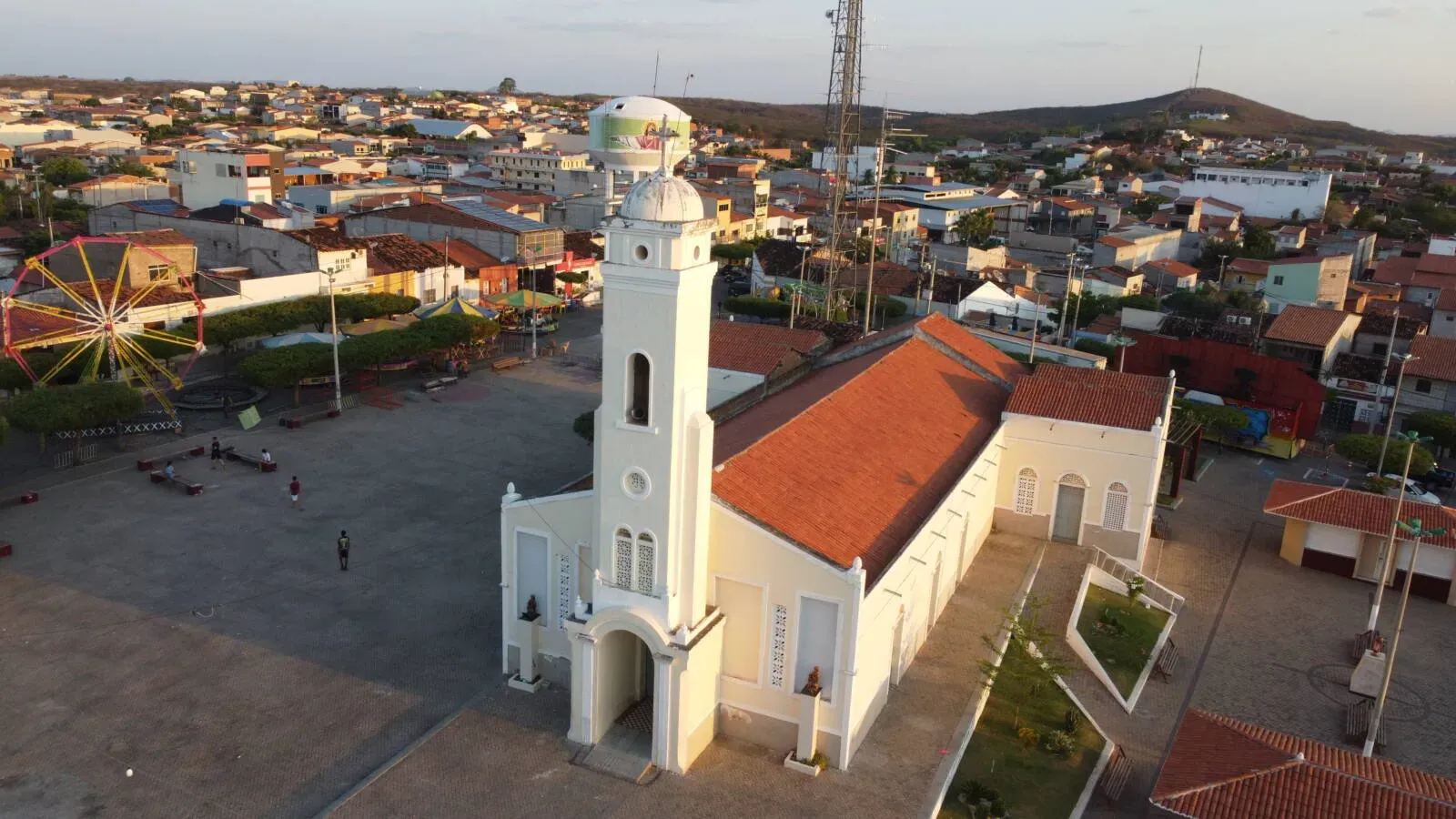 Vista da cidade de Novo Oriente, Ceará