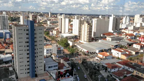 Vista da cidade de Orindiúva, São Paulo