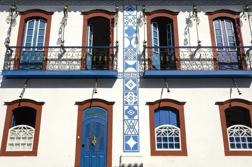 Vista da cidade de Paraty, Rio de Janeiro