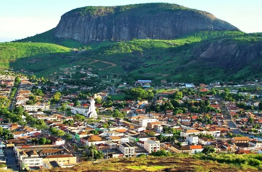 Vista da cidade de Pedra Azul, Minas Gerais