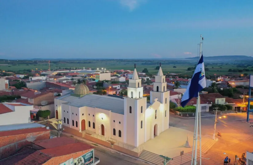 Vista da cidade de Quixelô, Ceará