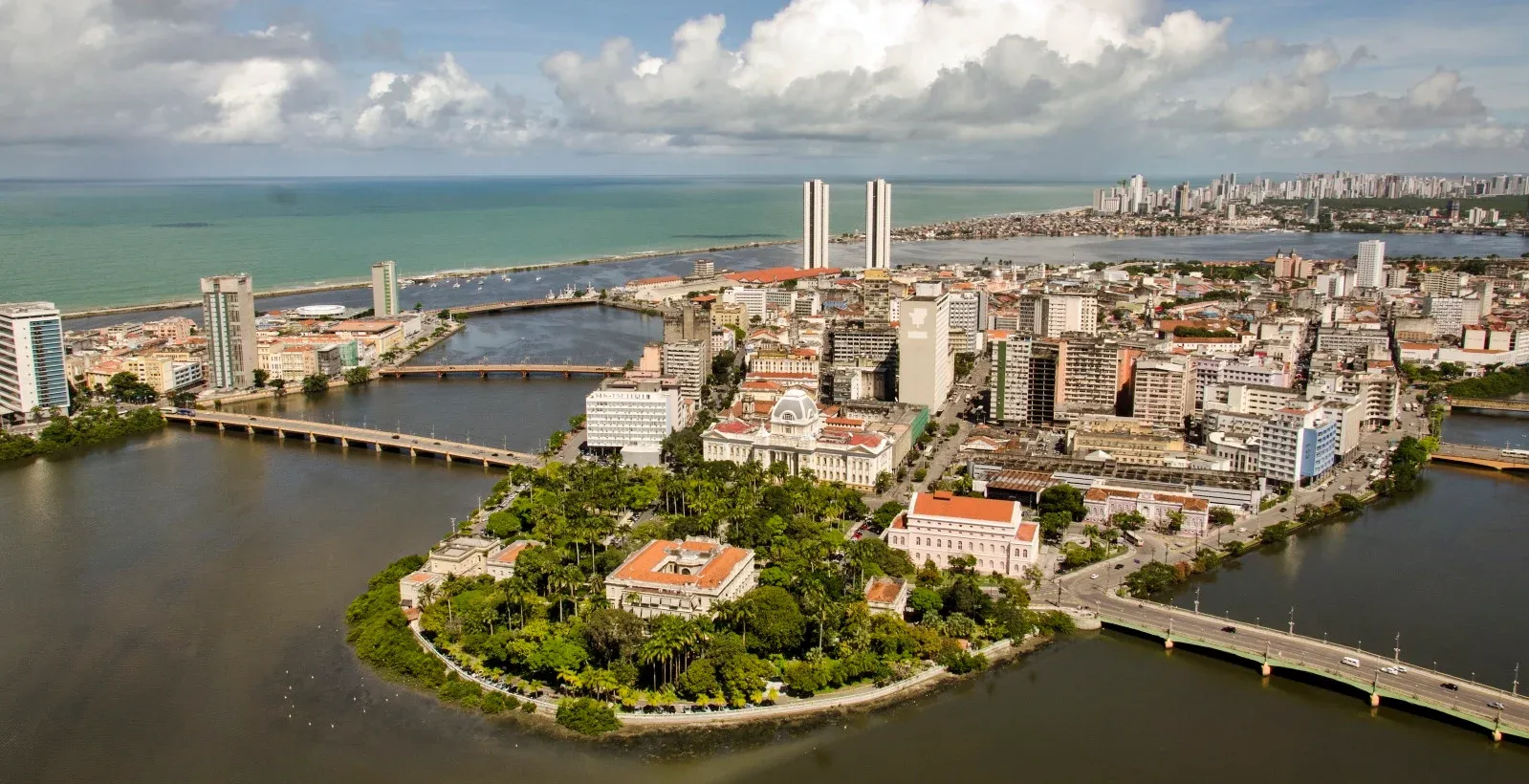 Vista da cidade de Recife, Pernambuco