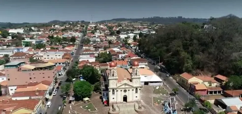 Vista da cidade de Ribeirão Bonito, São Paulo