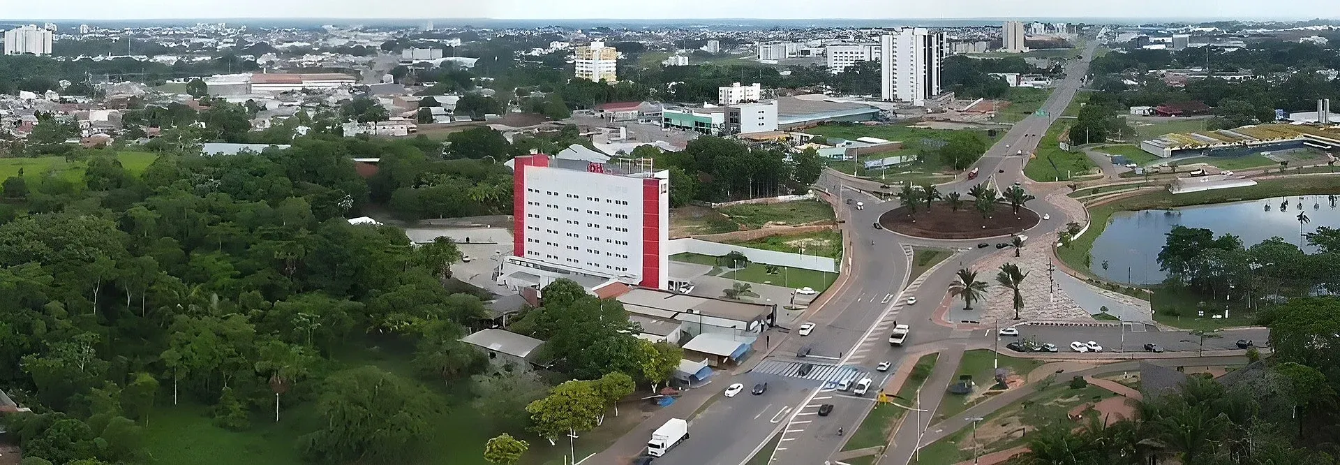 Vista da cidade de Rio Branco, Acre