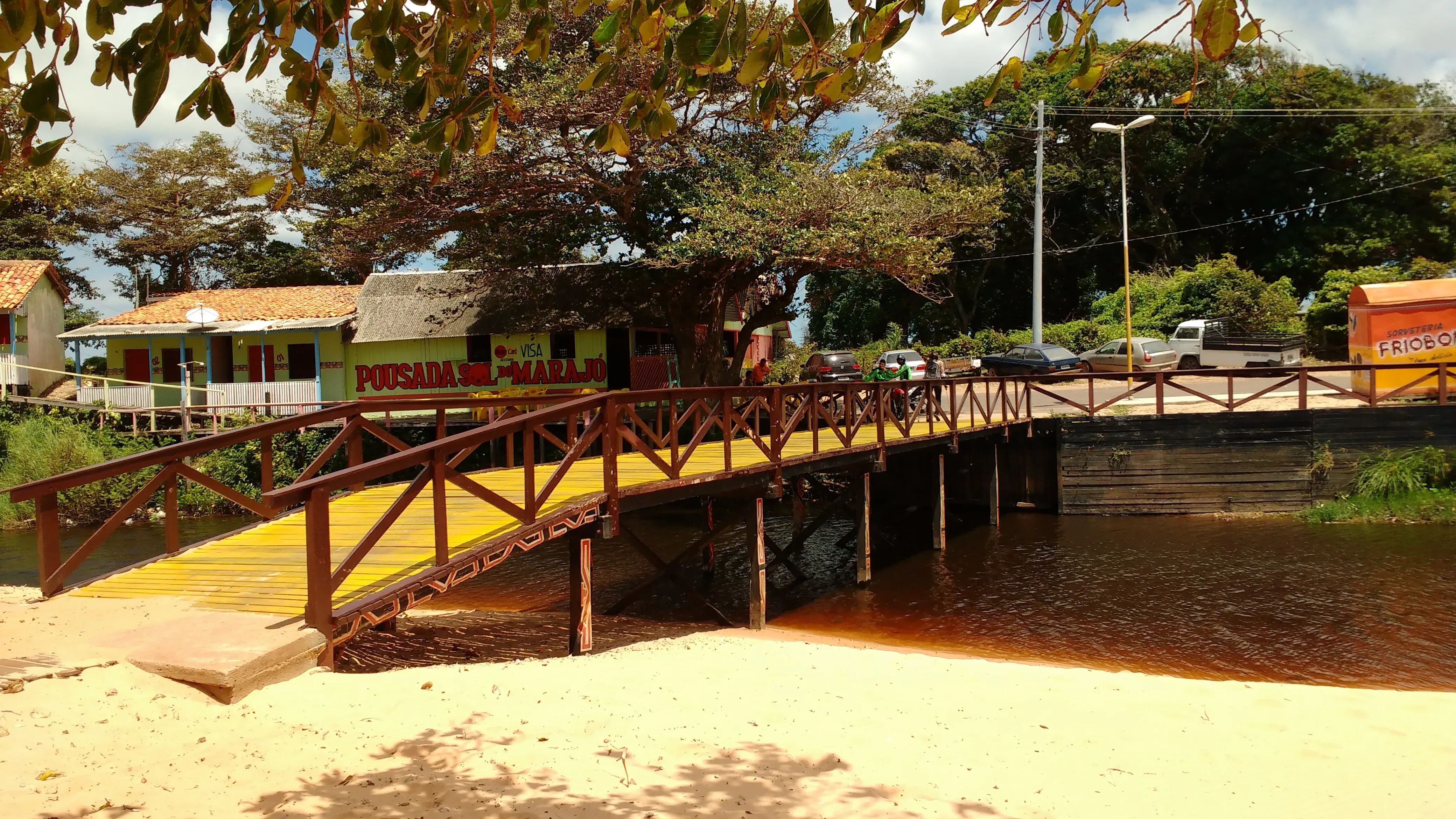 Vista da cidade de Salvaterra, Pará