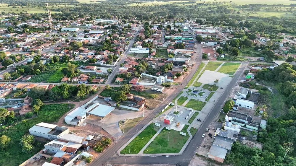 Vista da cidade de Santa Fé do Araguaia, Tocantins