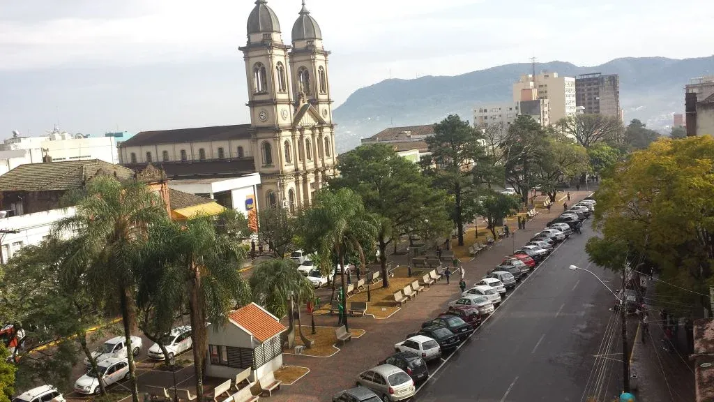 Vista da cidade de Santa Maria, Rio Grande do Sul