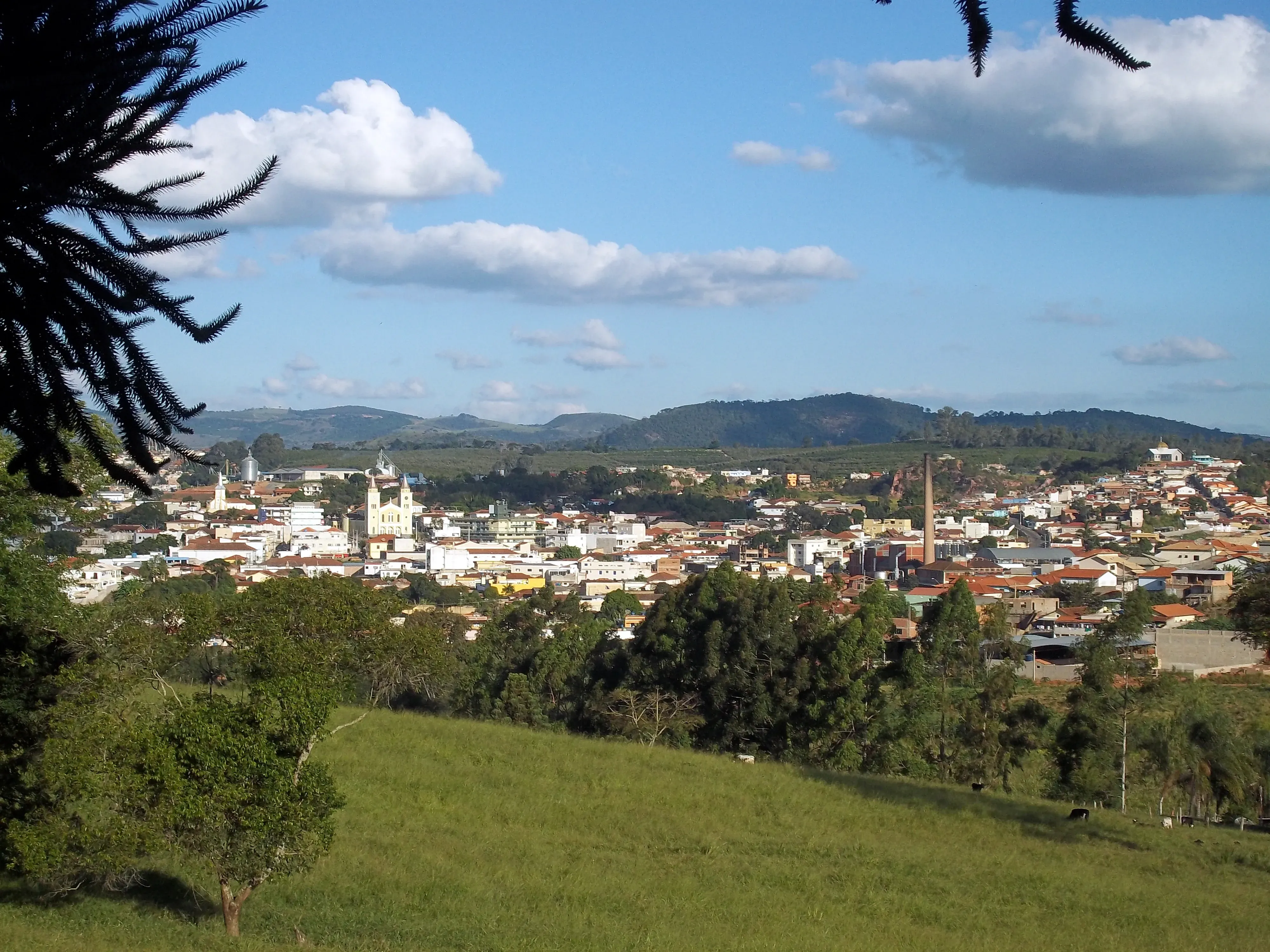 Vista da cidade de São Gonçalo do Sapucaí, Minas Gerais