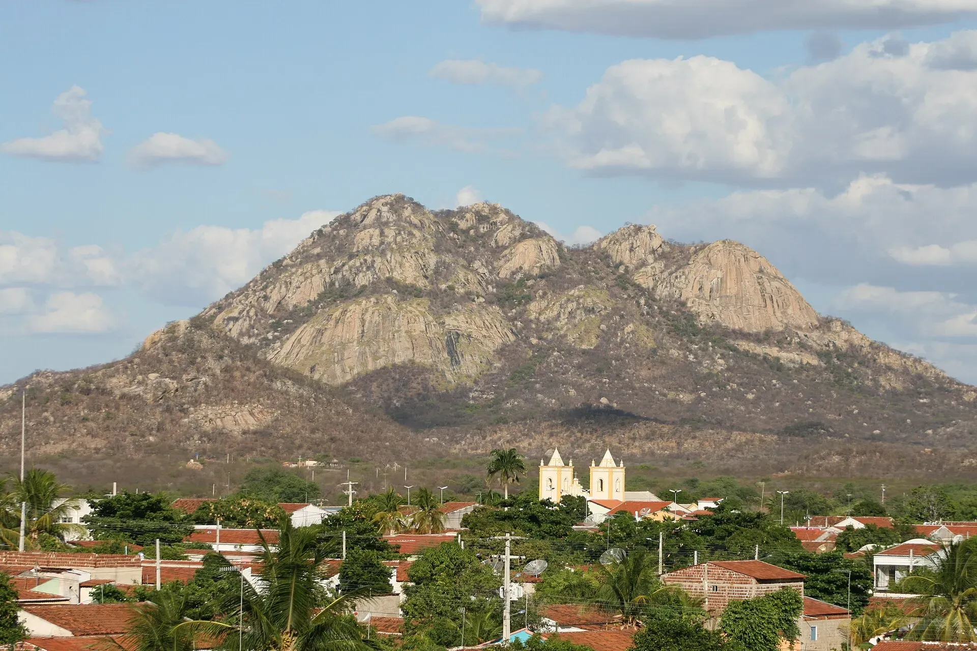 Vista da cidade de São João do Sabugi, Rio Grande do Norte