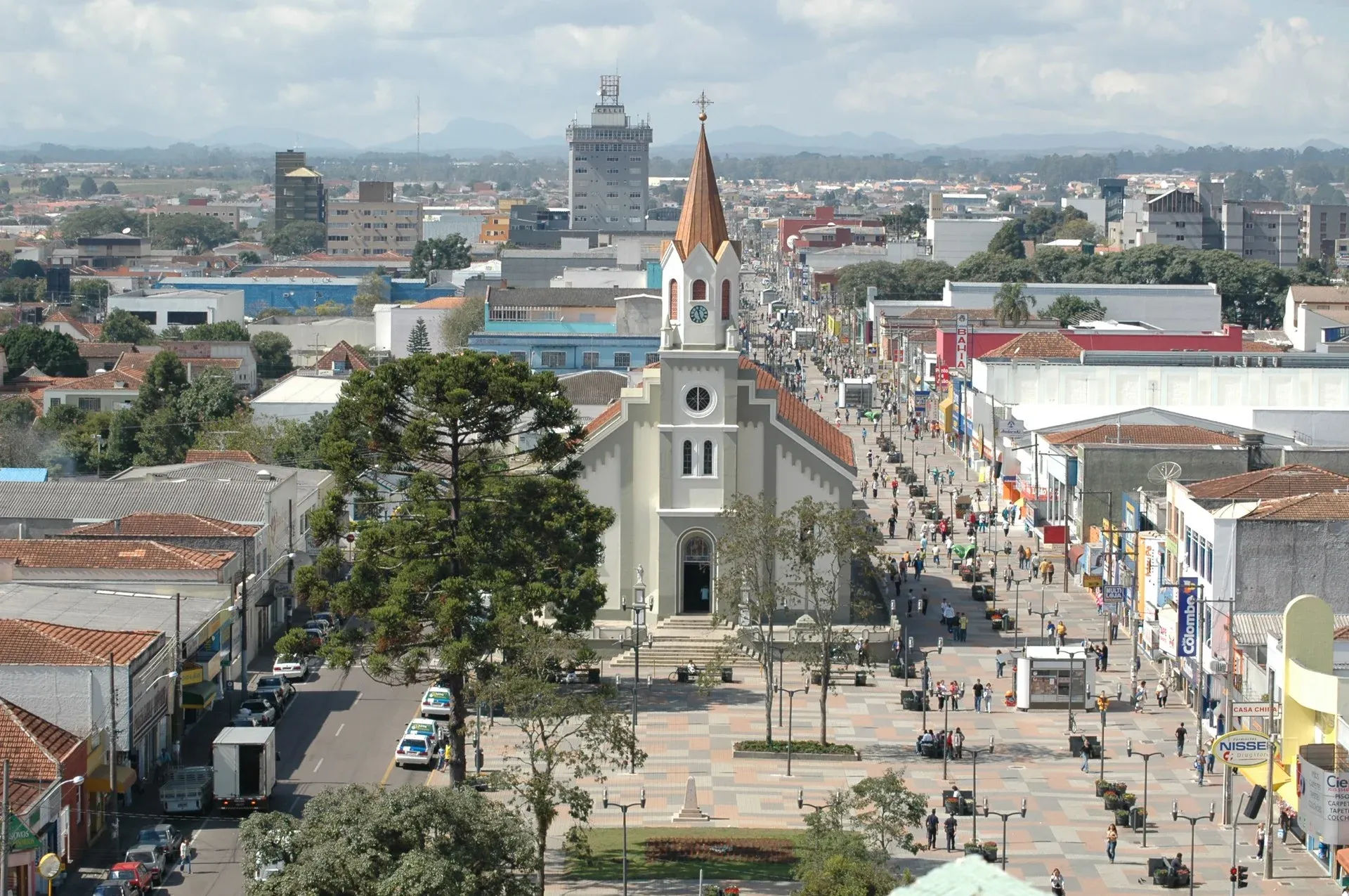 Vista da cidade de São José dos Pinhais, Paraná