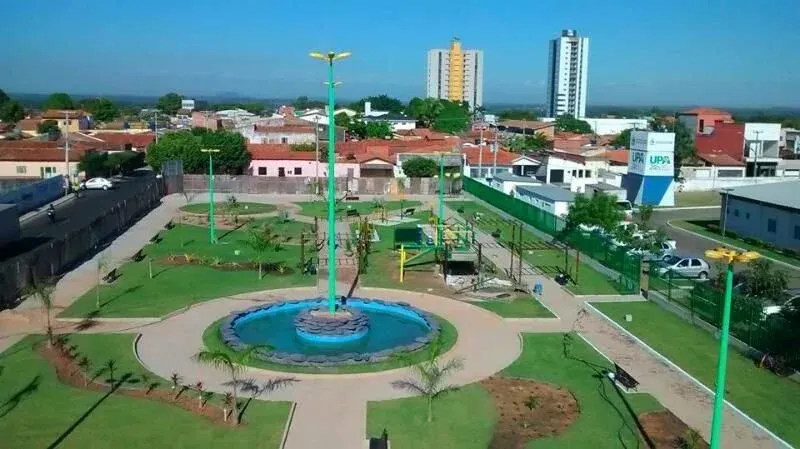 Vista da cidade de São Miguel do Tocantins, Tocantins