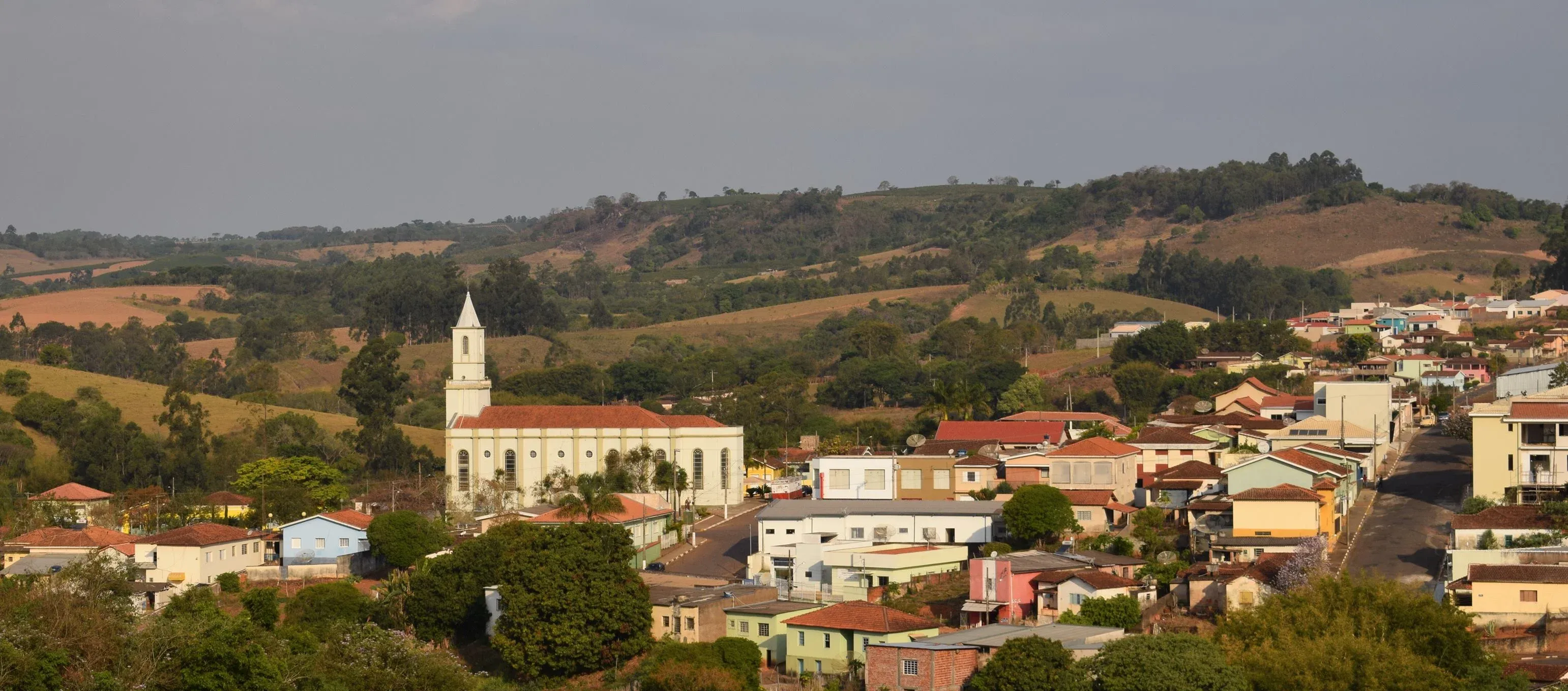 Vista da cidade de São Pedro da União, Minas Gerais