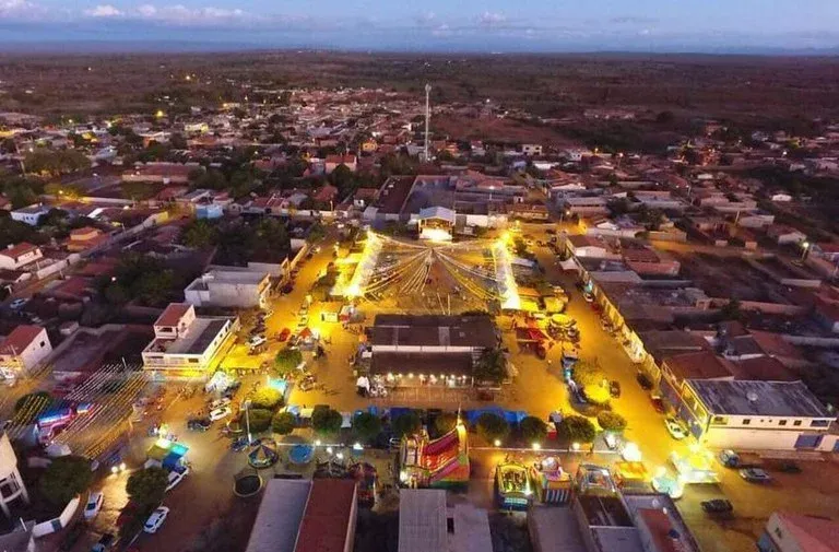 Vista da cidade de Souto Soares, Bahia