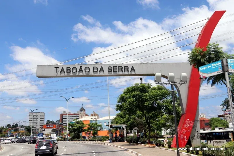 Vista da cidade de Taboão da Serra, São Paulo