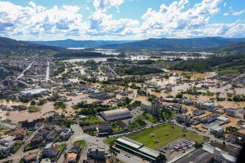 Vista da cidade de Taió, Santa Catarina