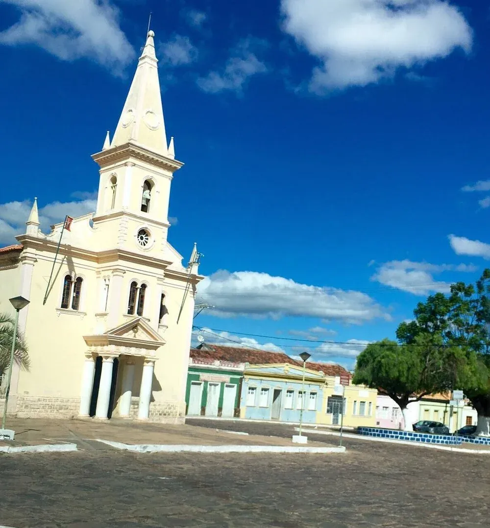 Vista da cidade de Tapiramutá, Bahia