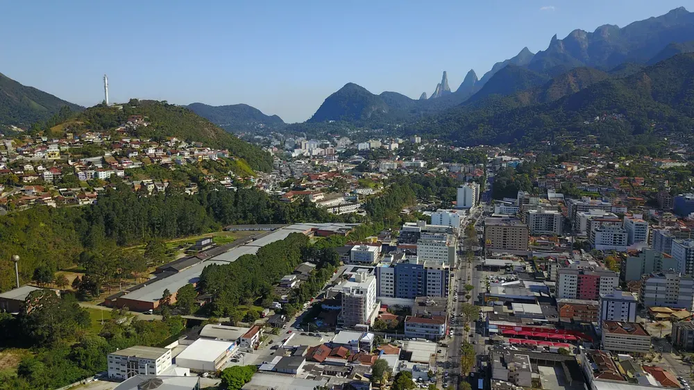 Vista da cidade de Teresópolis, Rio de Janeiro