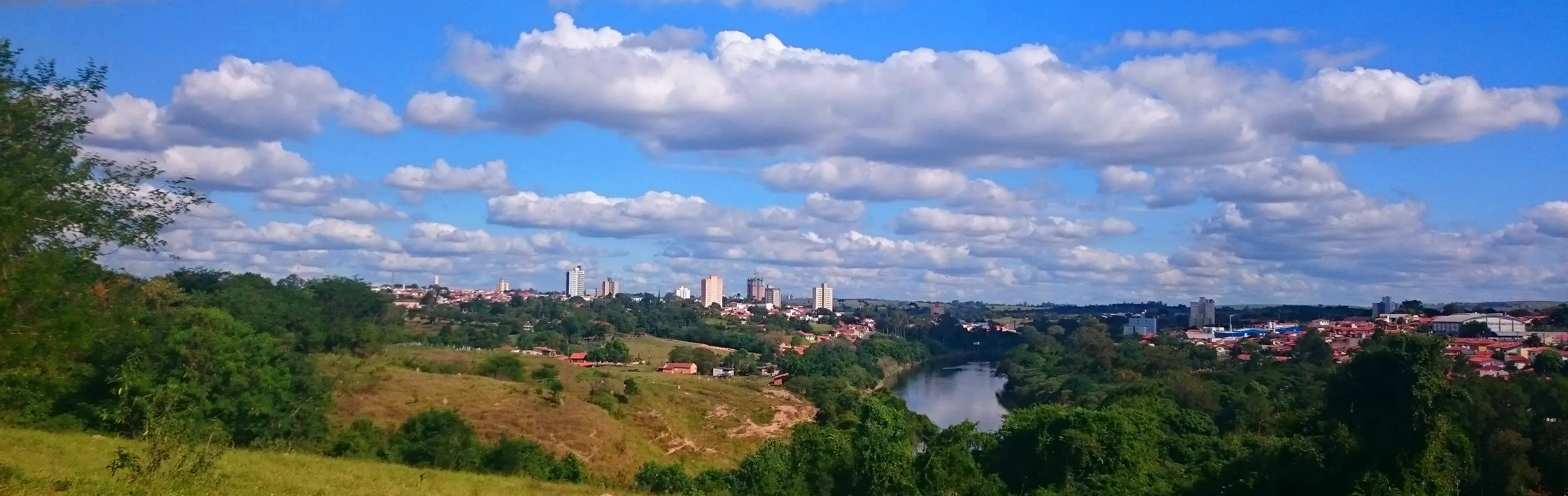 Vista da cidade de Tietê, São Paulo