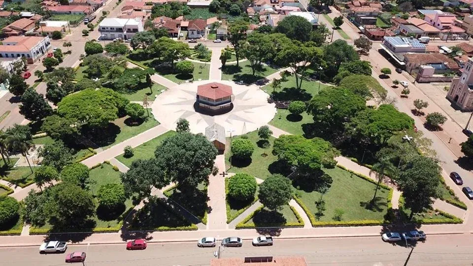 Vista da cidade de Tiros, Minas Gerais