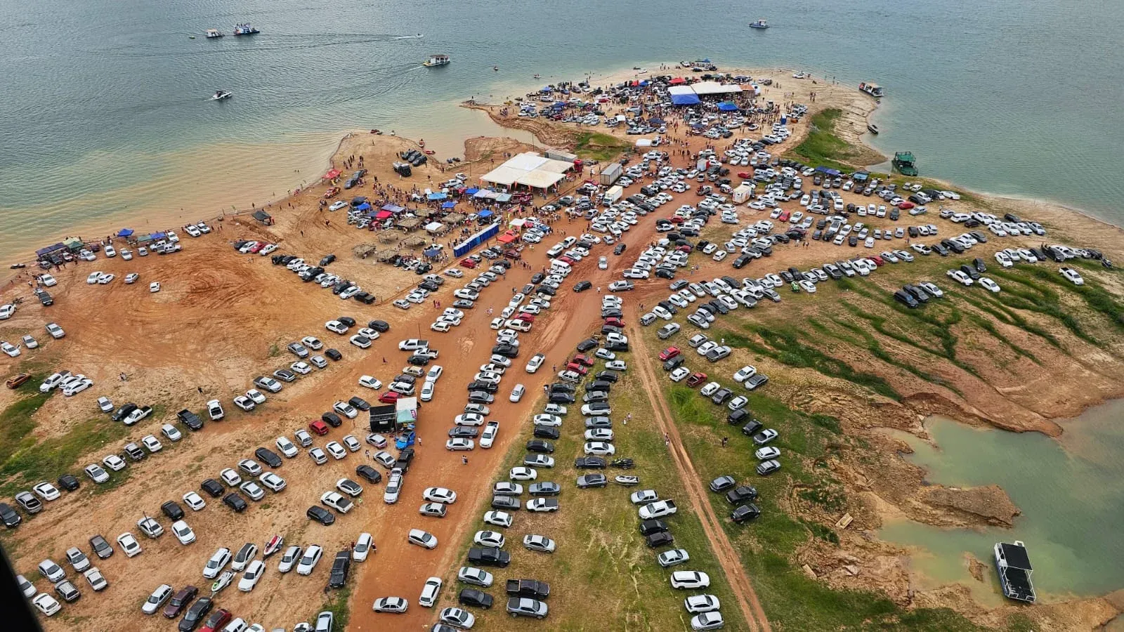 Vista da cidade de Três Ranchos, Goiás