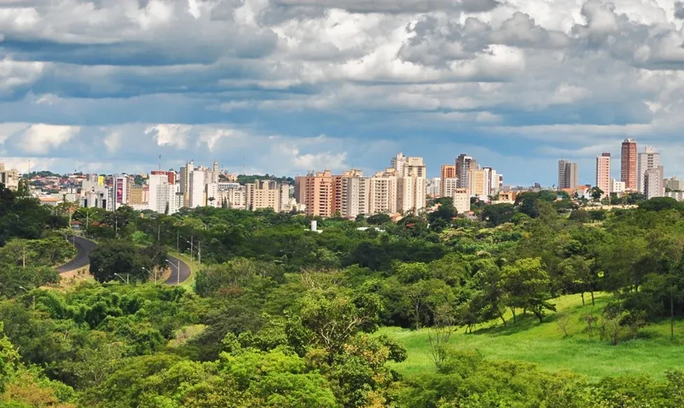 Vista da cidade de Uberaba, Minas Gerais