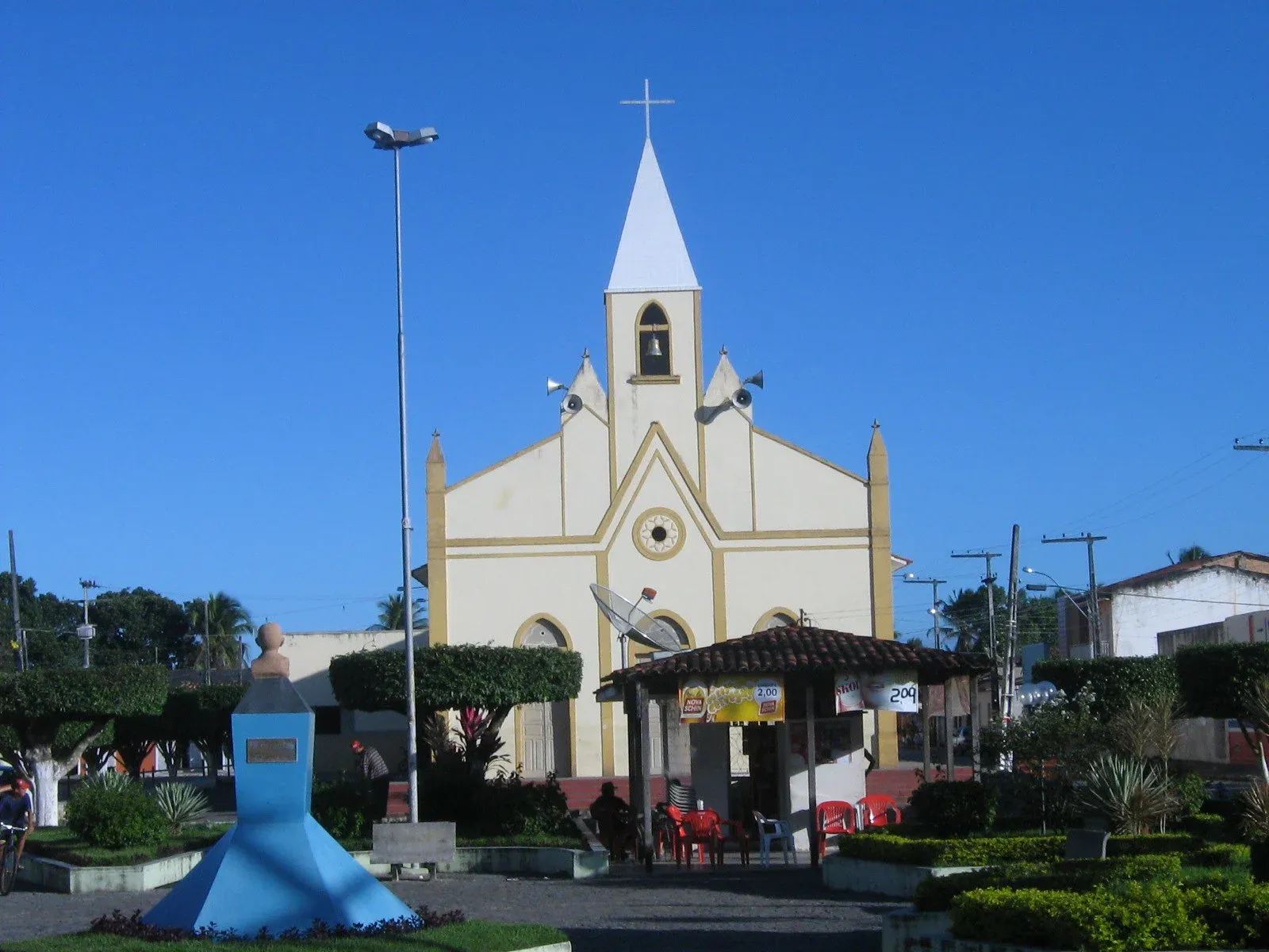 Vista da cidade de Umbaúba, Sergipe