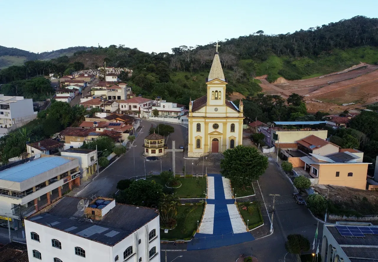 Vista da cidade de Virginópolis, Minas Gerais