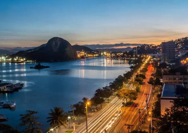 Vista da cidade de Vitória, Espírito Santo